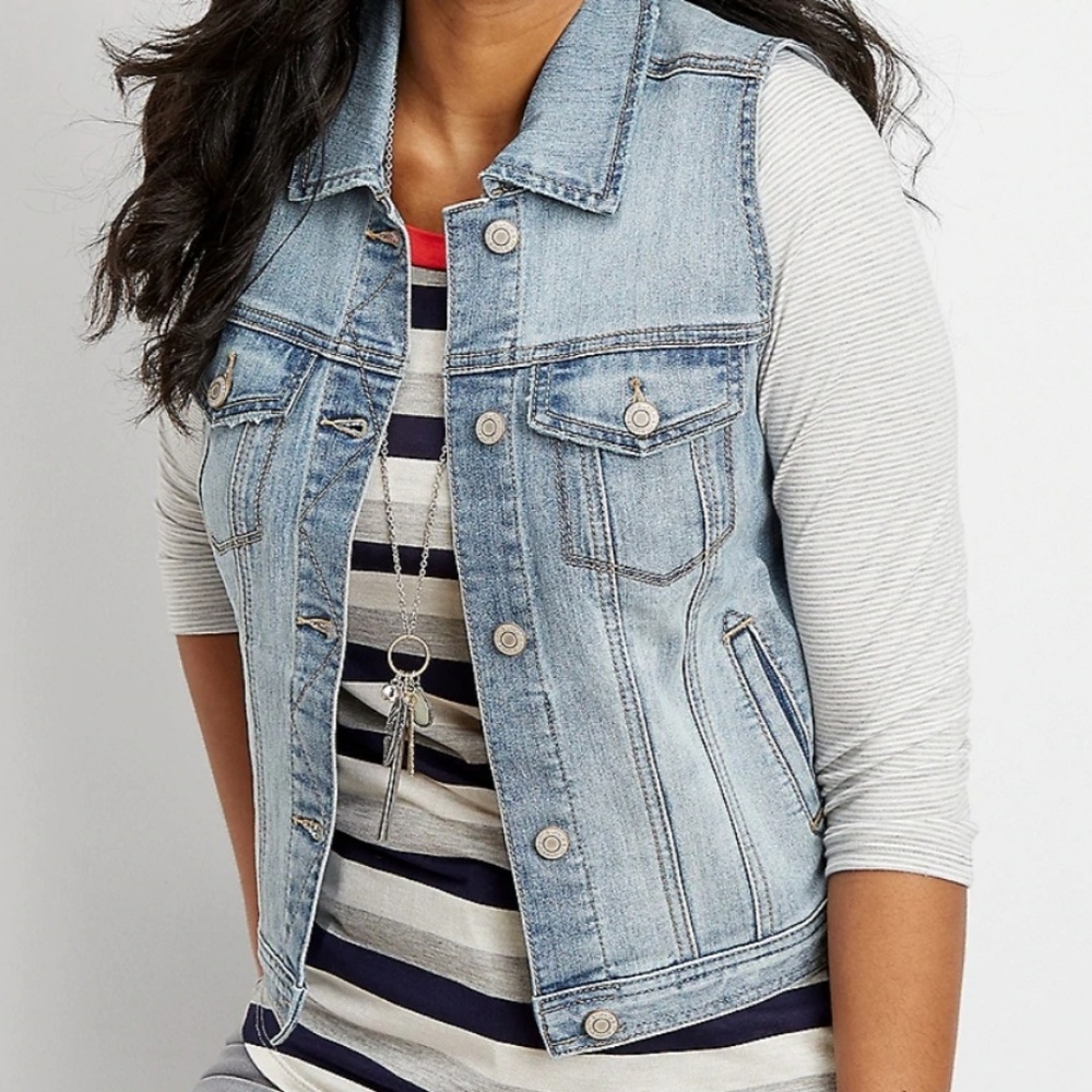 Merona Denim Vest